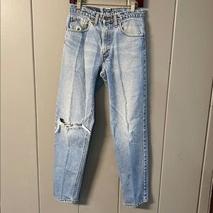 Levi's #550 Jeans Vintage Denim Distressed Grunge 90’s Festival Hippie Boho